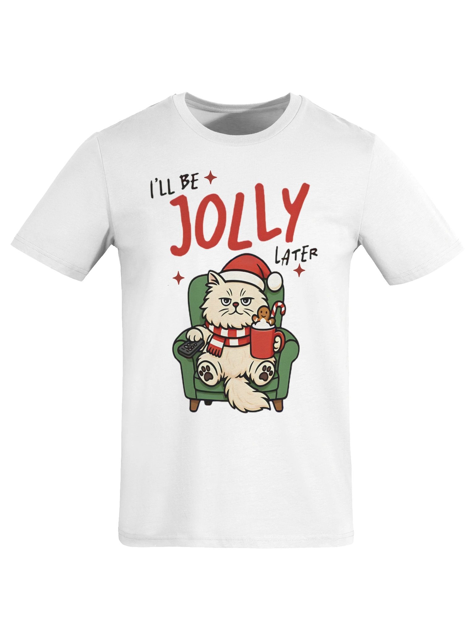 Jolly Cat Holiday T-Shirt product image (14)