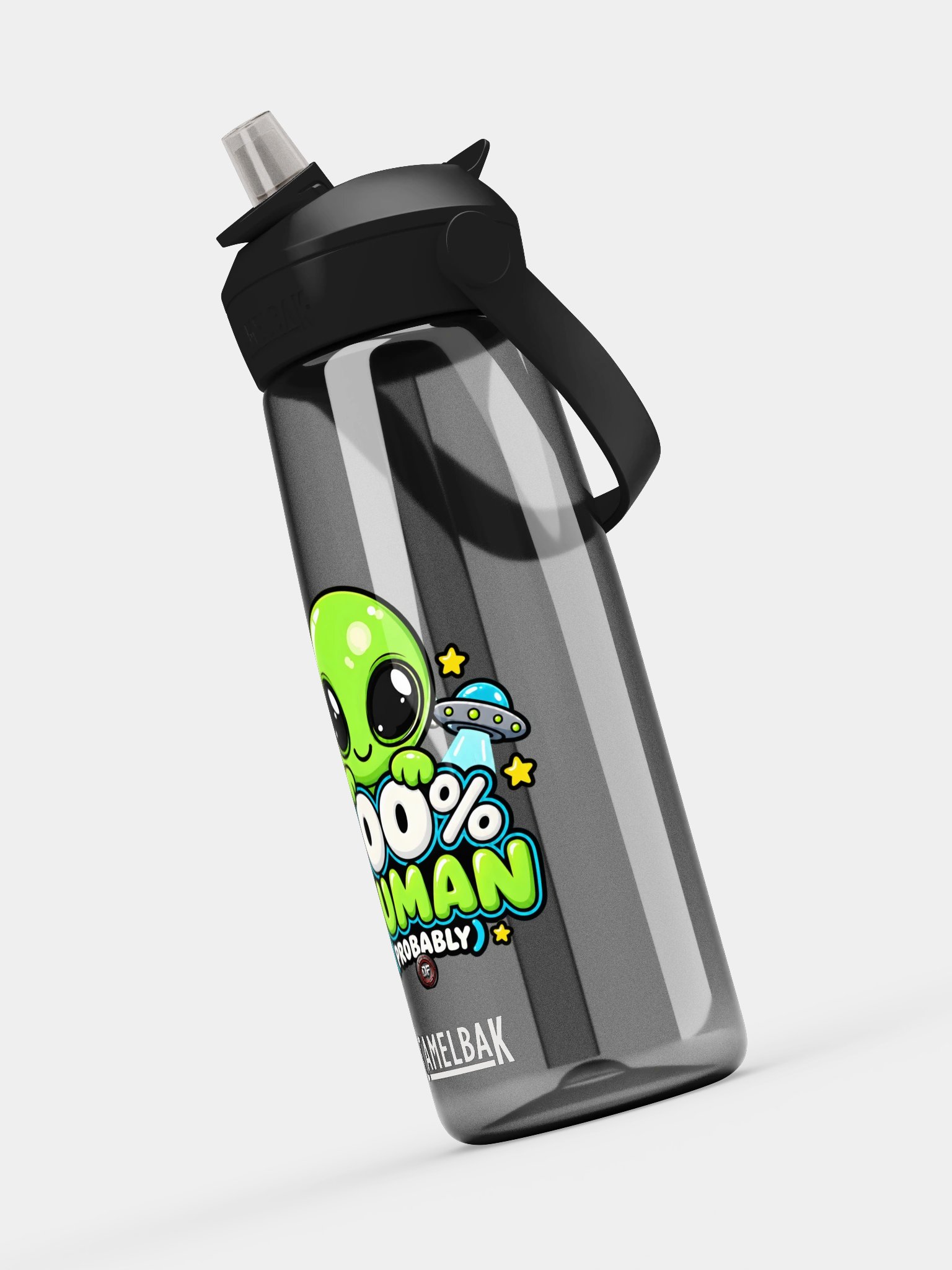 100% Human (Probably) — Curious Minds Water Bottle product image (17)