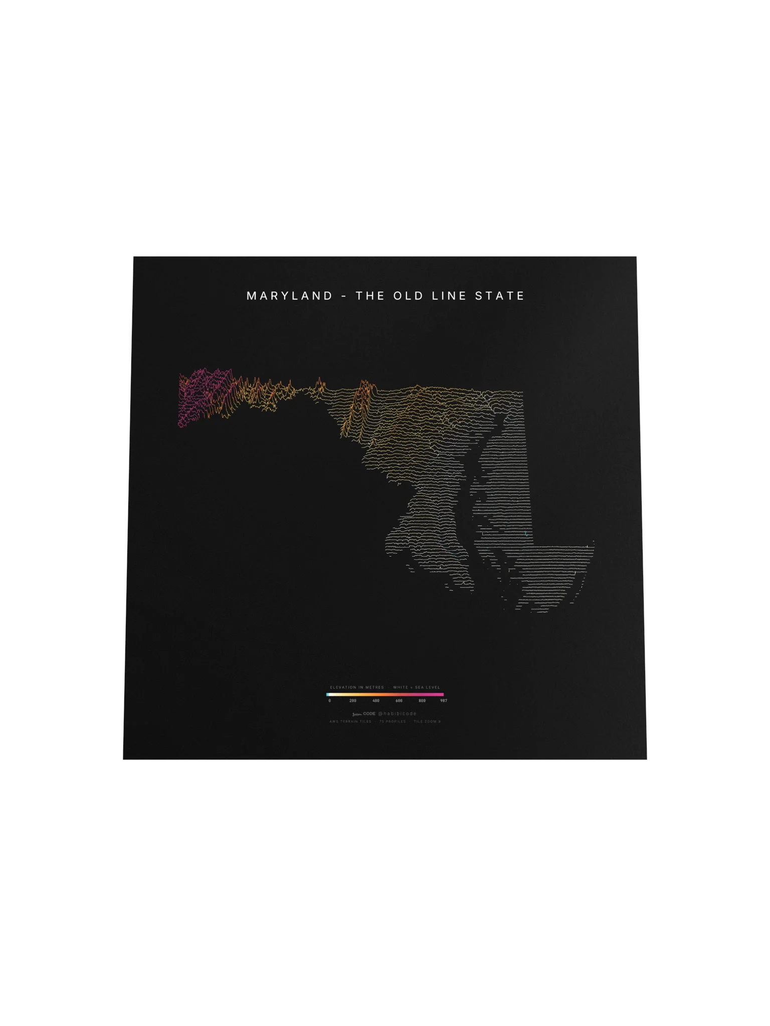 Ridgeline Poster - Maryland product image (4)