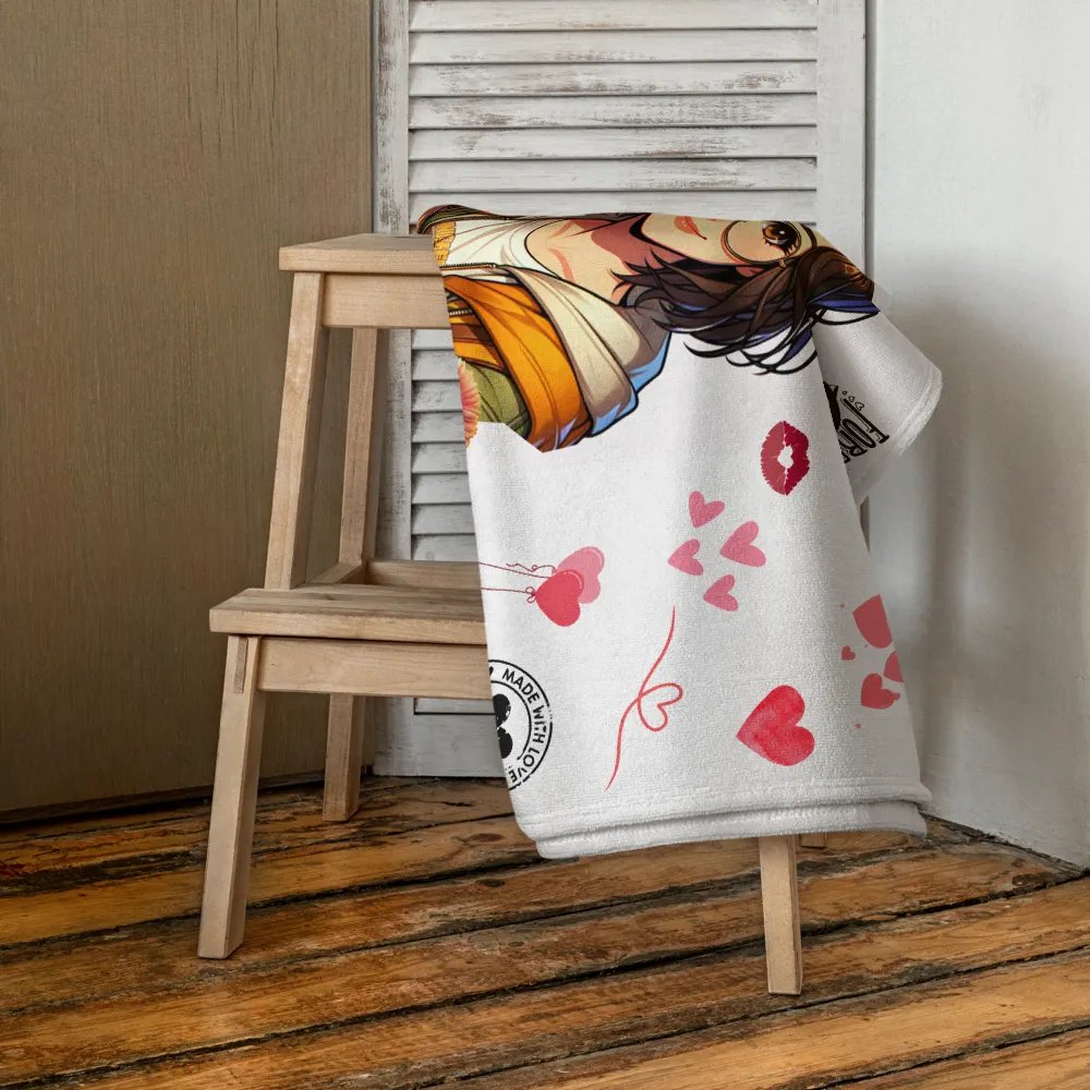 Archie and I beach towel product image (4)