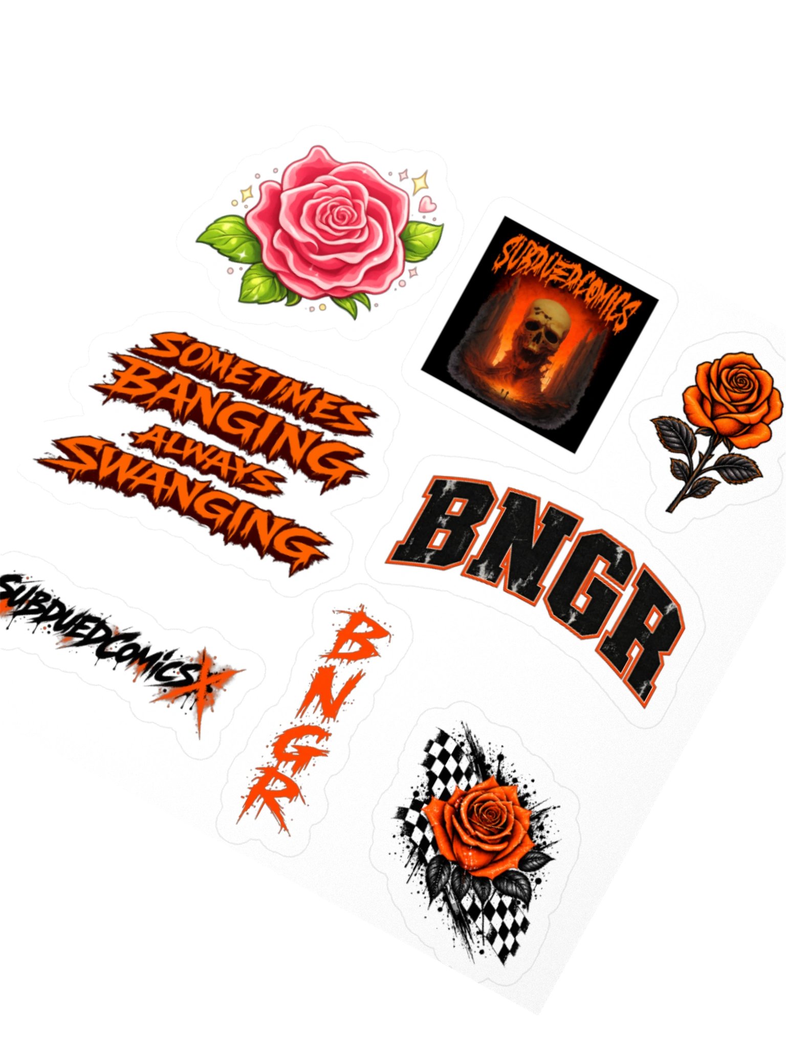 SubduedComic Sticker Pack product image (6)