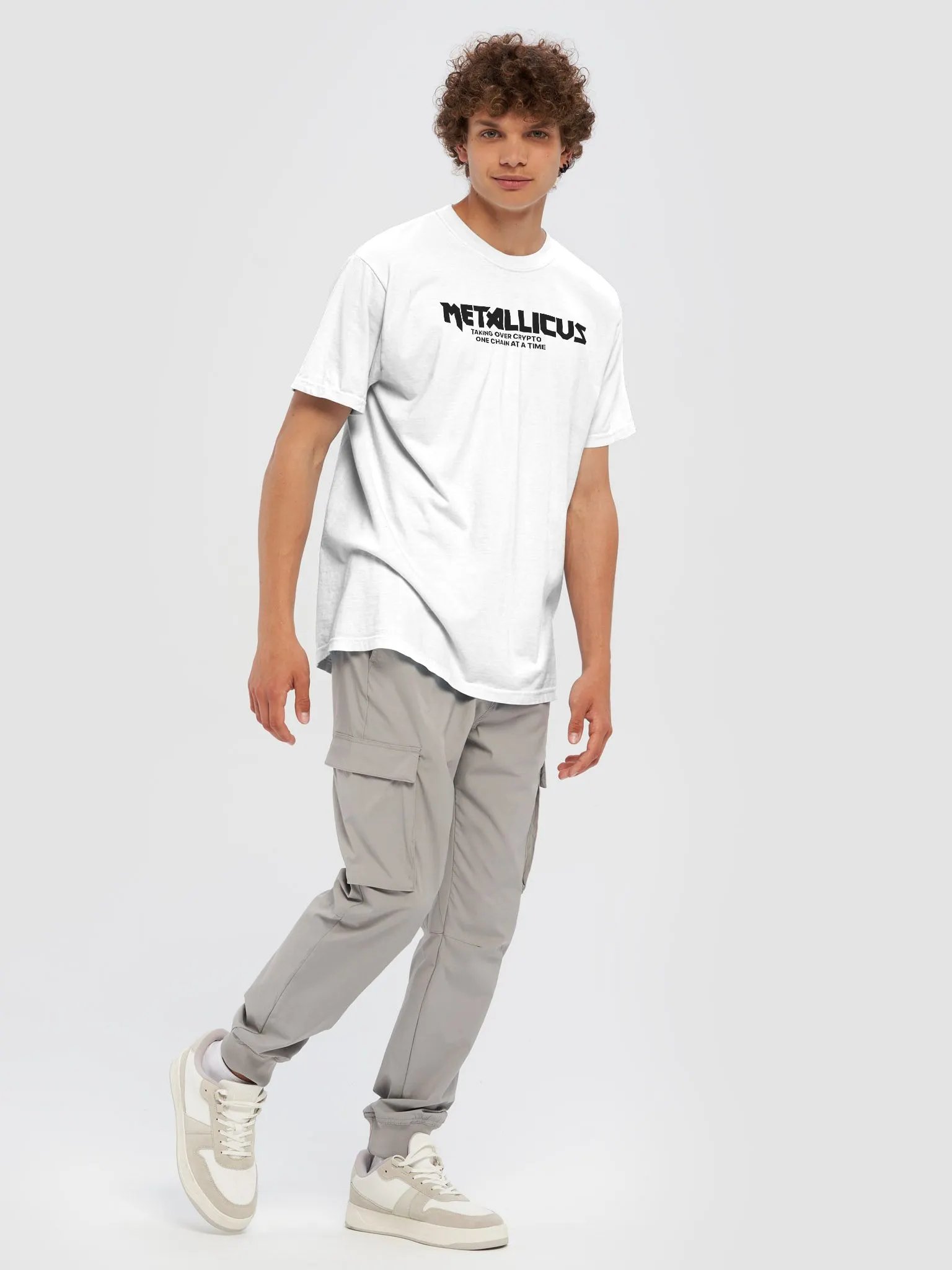 THE UNOFFICIAL METALLICUS T-SHIRT [WHITE] product image (4)
