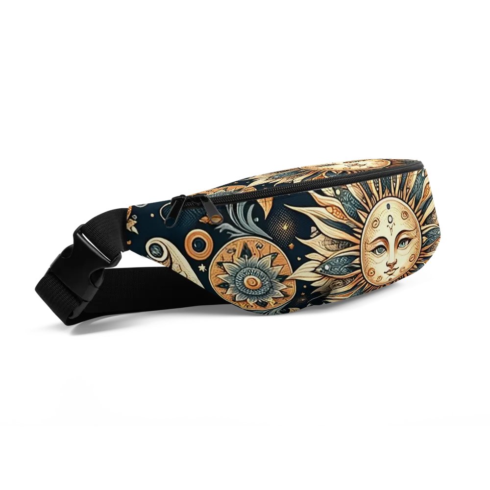 All-Over Print Fanny Pack: Solar product image (4)