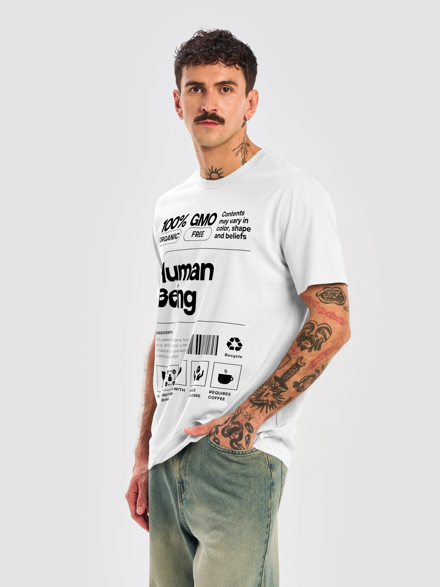 Unisex Organic Ribbed Neck T-Shirt product image (22)