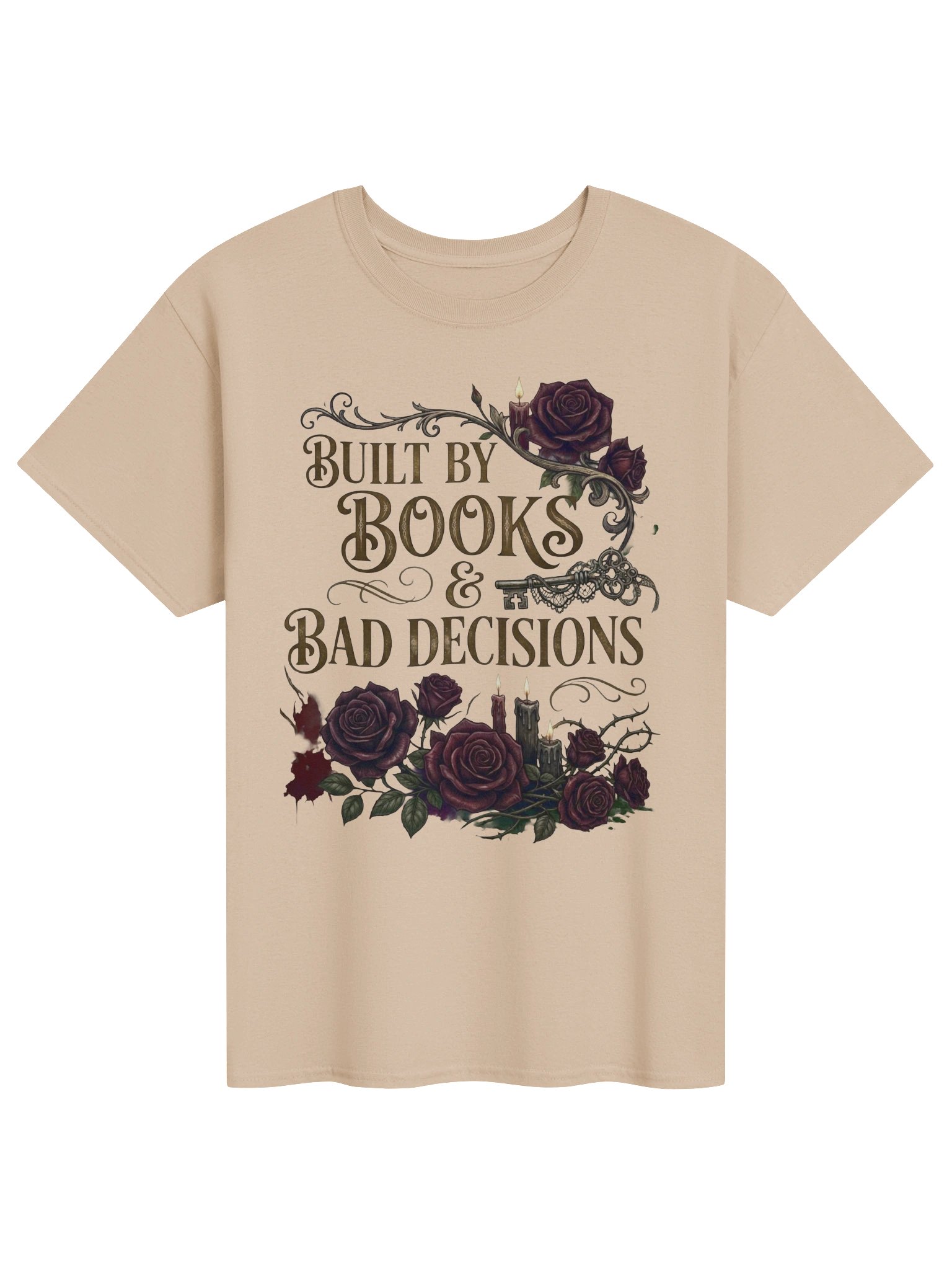 Built by Books and Bad Decisions Comfort Tee | Dark Romance & BookTok Merch product image (9)