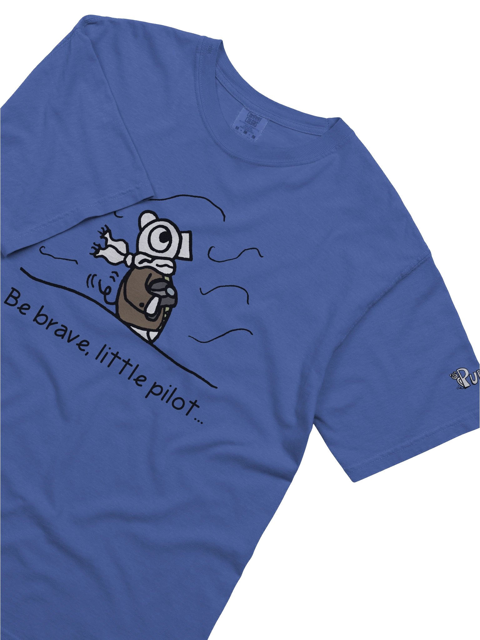 'Be brave, little pilot' Pupsies! Heavyweight T-Shirt product image (5)