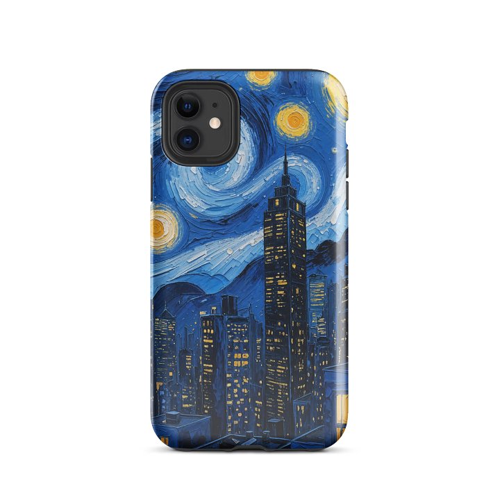 Starry Night Cityscape iPhone® Tough Case product image (47)