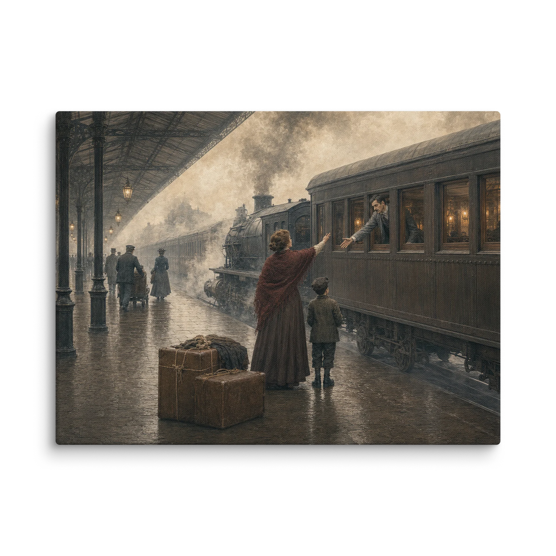 L’Addio alla Stazione — Gallery Canvas product image (1)