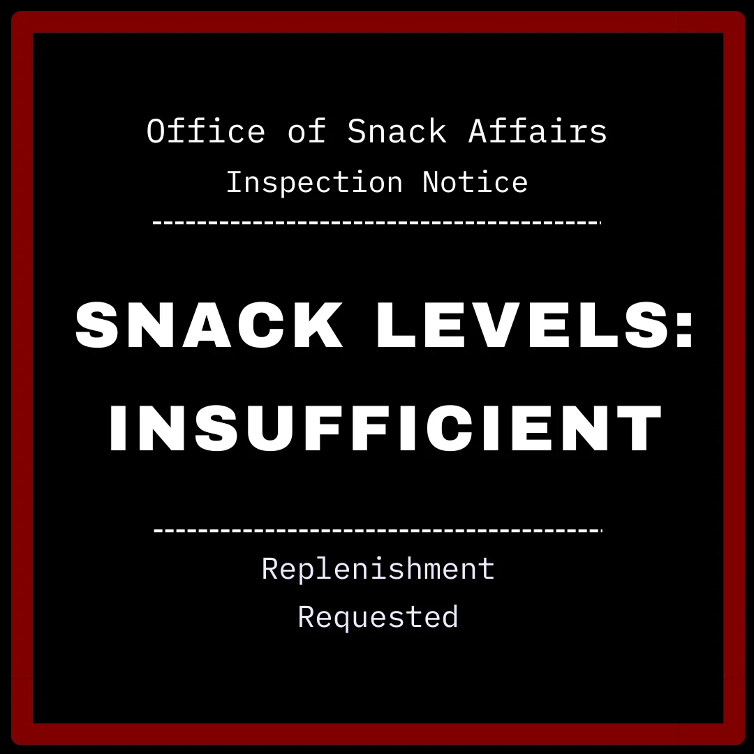 Snack Levels Insufficient Magnet product image (1)