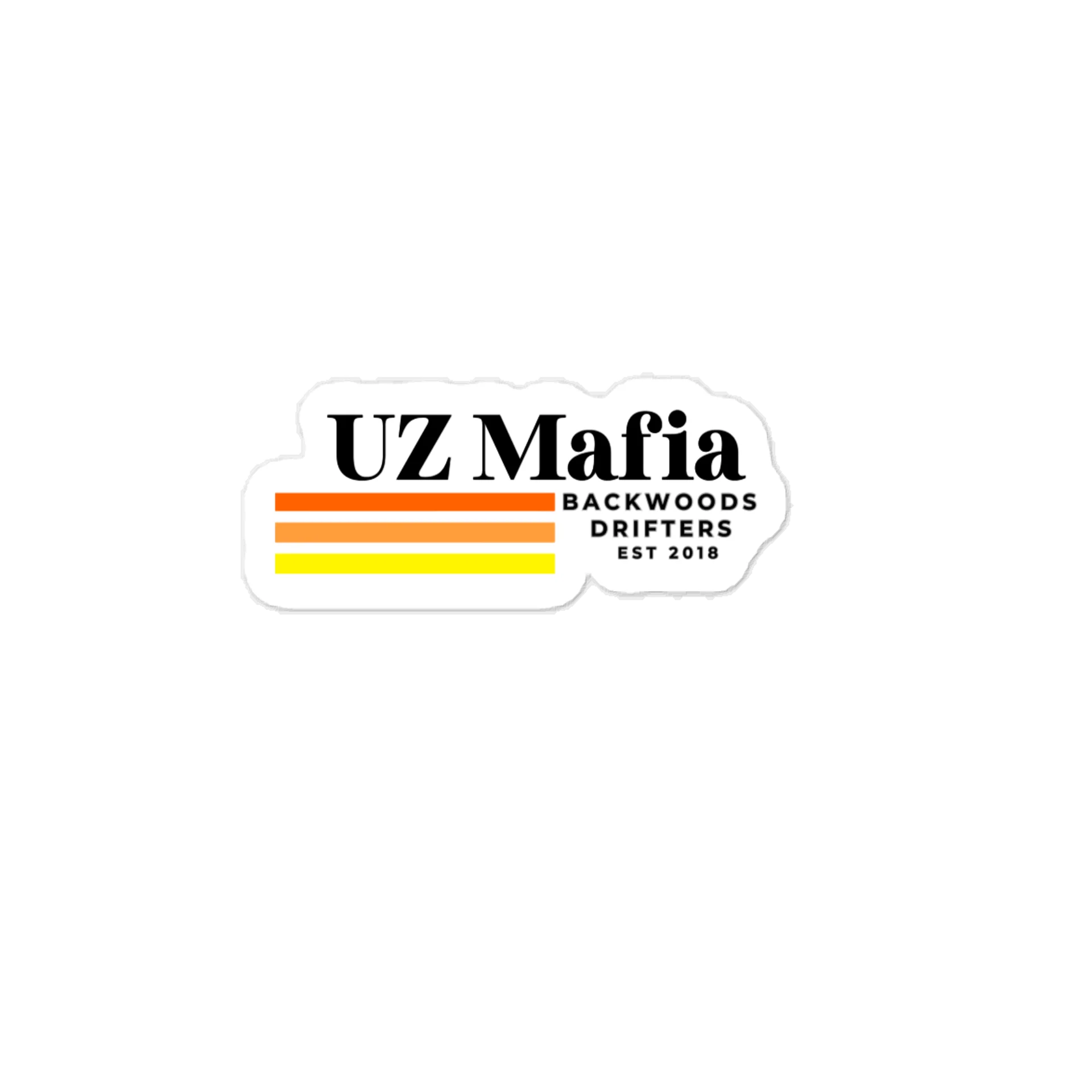 UZ Mafia BackWoods Drifters Kiss-Cut Vinyl Decal product image (1)