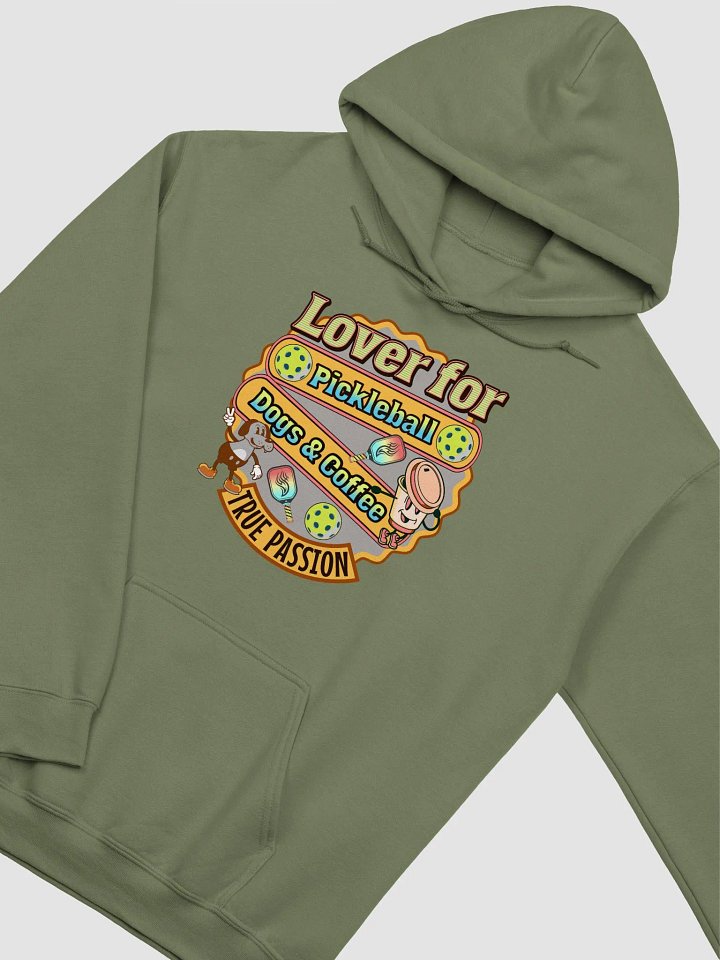Lover For Pickleball Dogs And Coffee Hoodie product image (12)