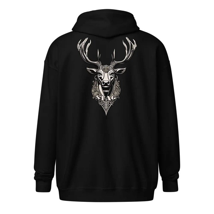 The Stag back print Zip up hoodie product image (1)