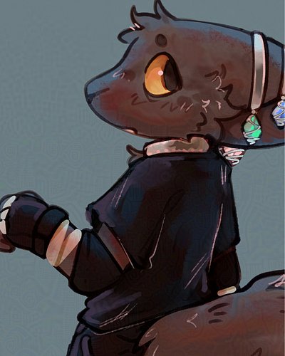 catching their breath 🍃
fullbody for Sushi
#furry #furryart #expie