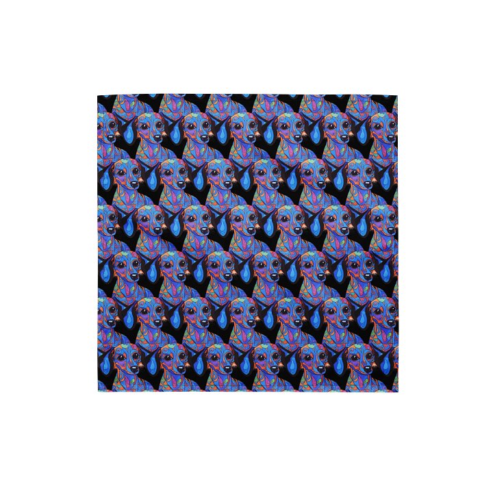 Psychedelic Dachshund #1 - Bandana product image (1)