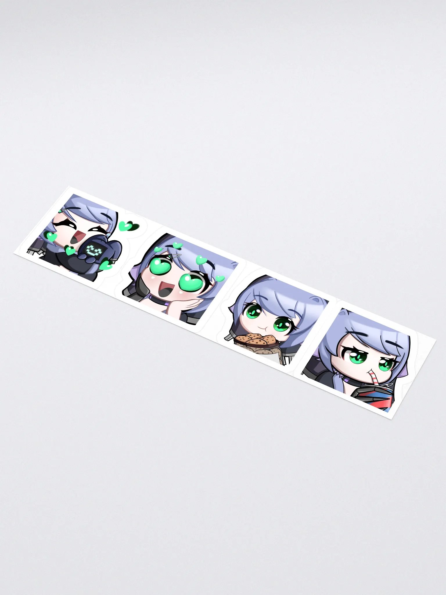 Lucca 'Cute' Emotes Sticker Set product image (1)