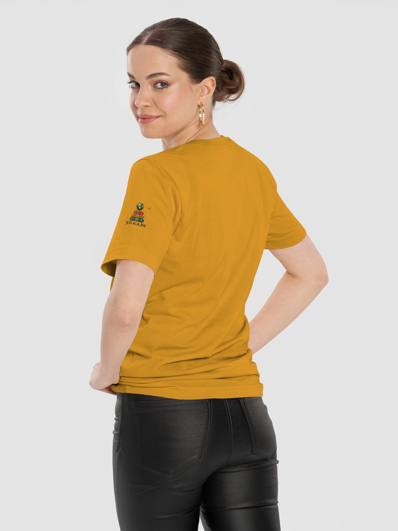 Jetlag & Joy Passport Stamps Unisex Graphic Tee product image (4)