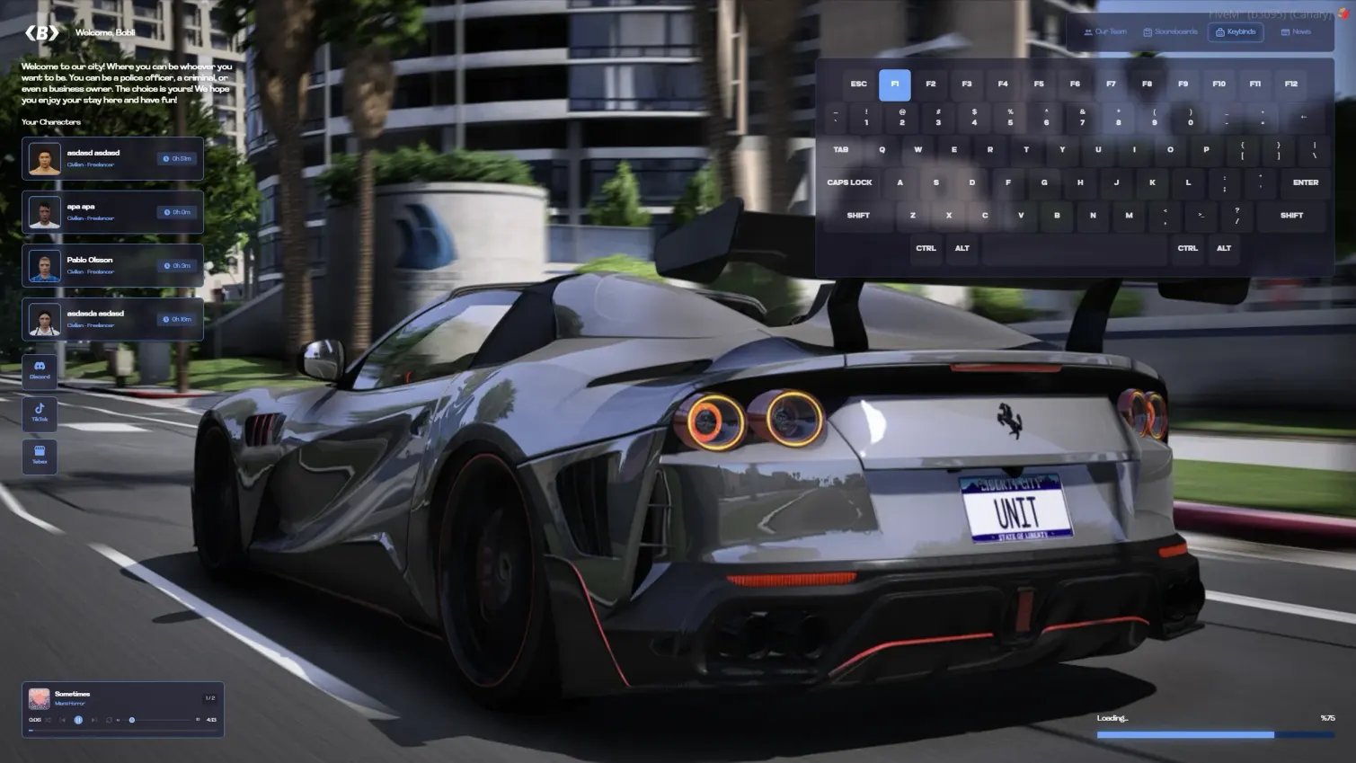 Loading Screen | Most Advanced Fivem Loading Screen [QBCore / ESX / QBox ] product image (3)