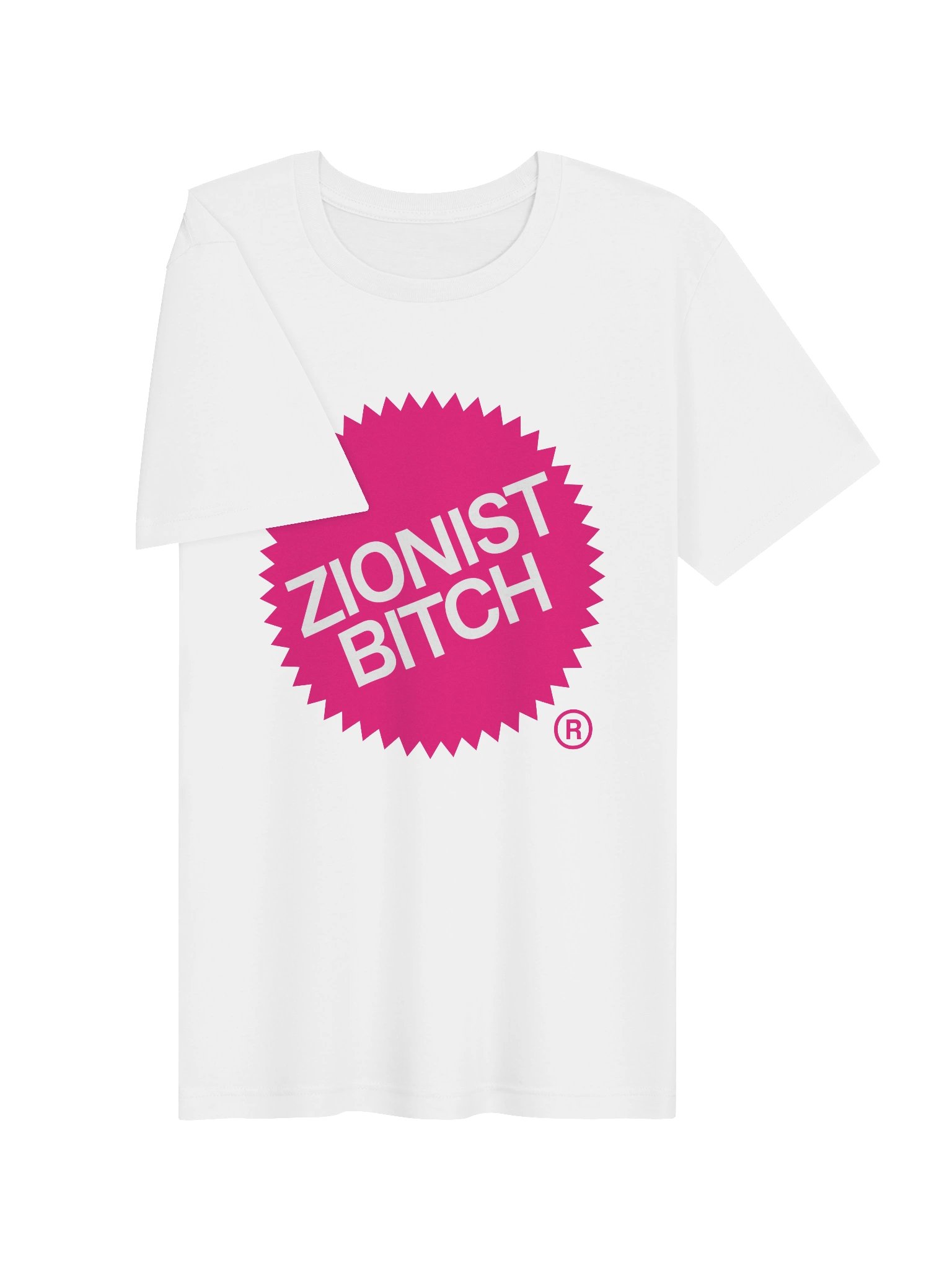 Zionist Bitch Label Tee (White) product image (3)