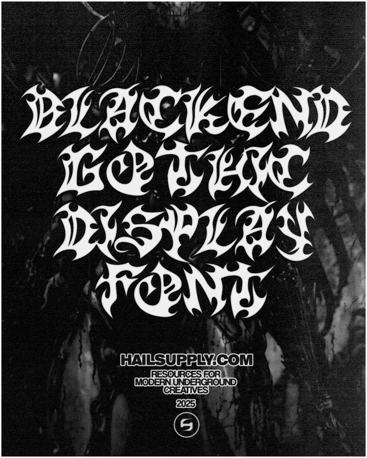 BLACKEND - DISPLAY FONT product image (1)