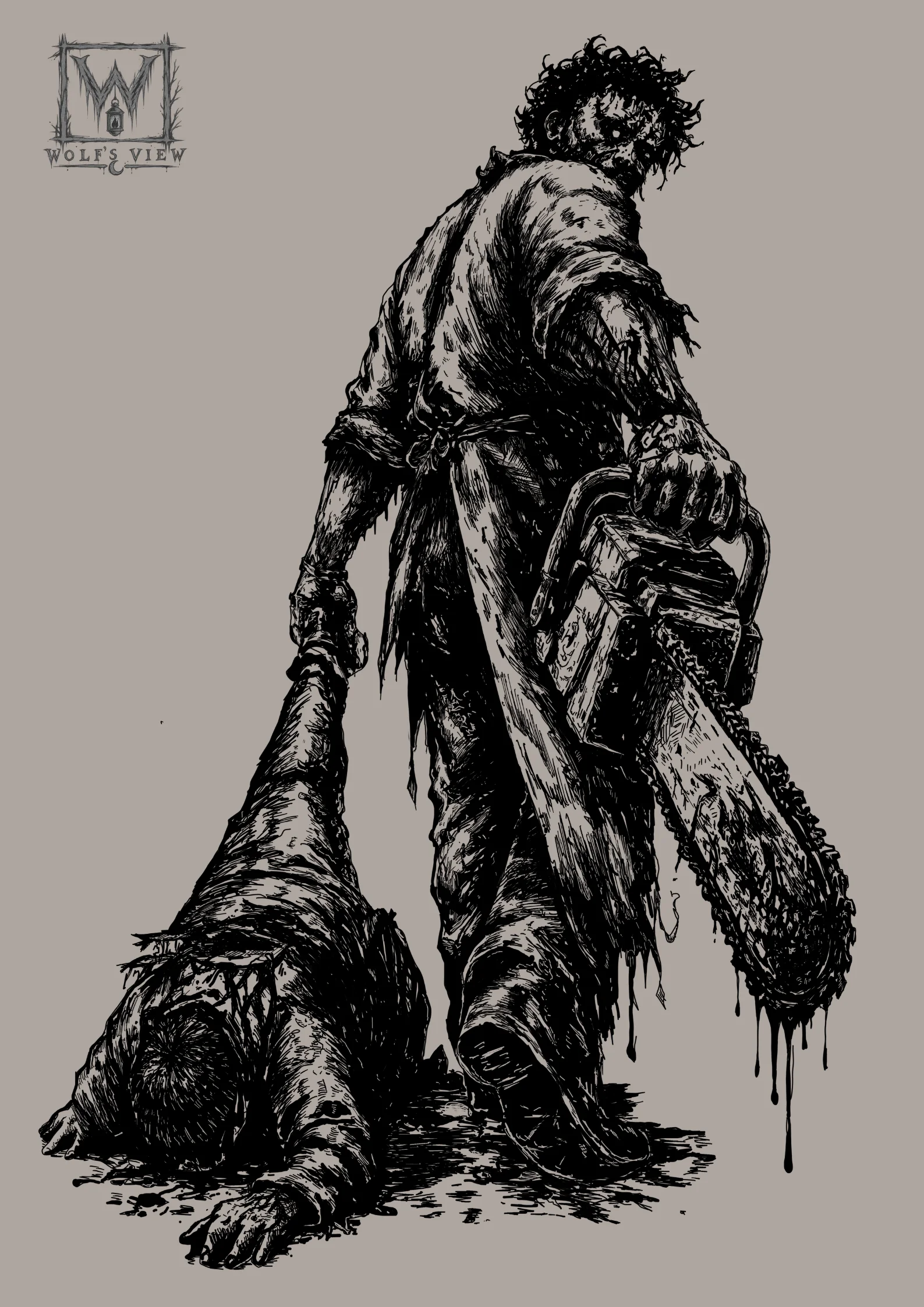 Tattoo Series- Leatherface- Poster Print product image (1)