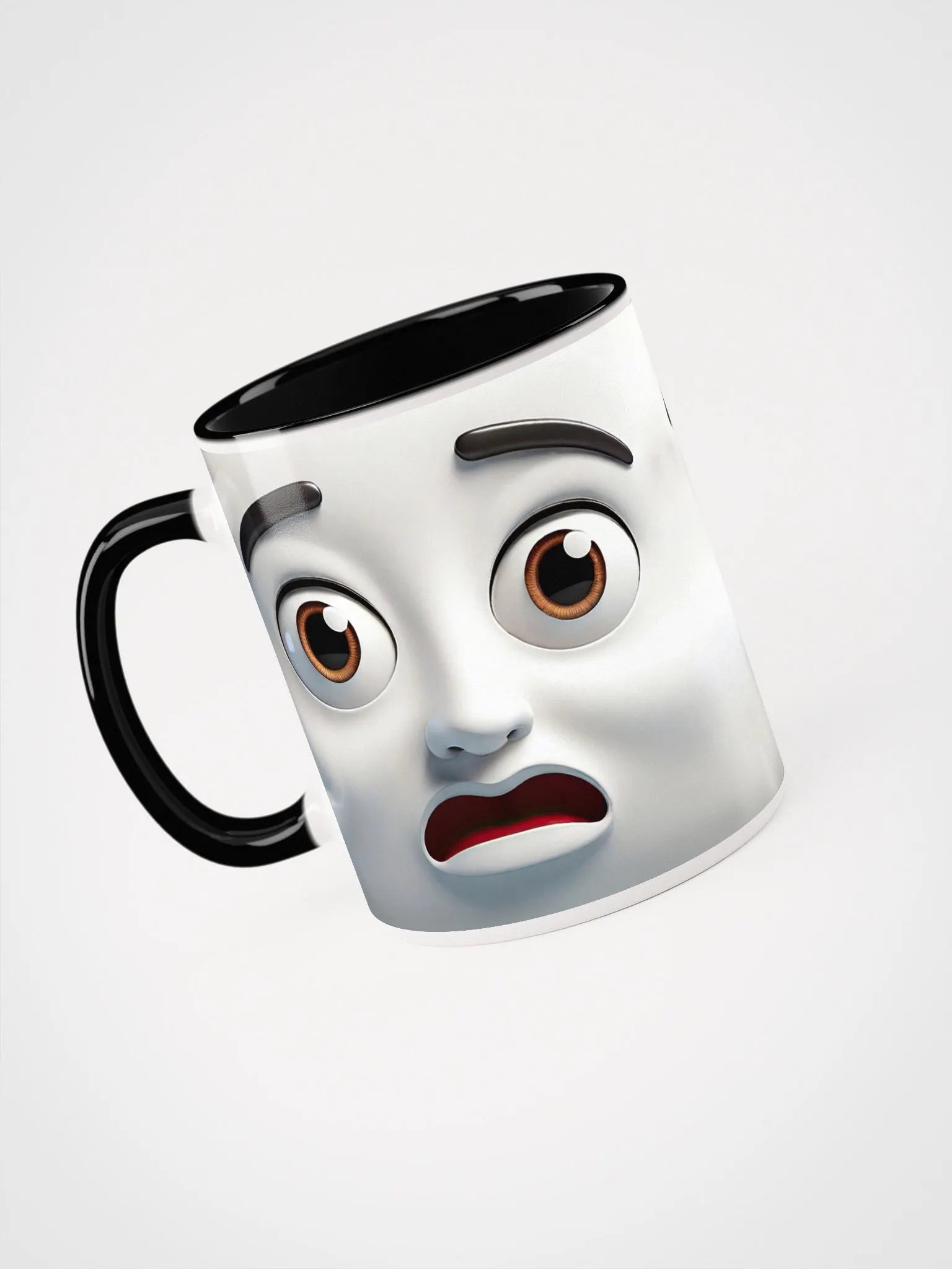 Surprised Expression Ceramic Mug product image (5)