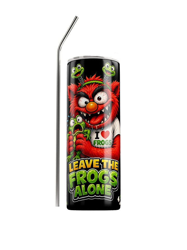 ''Leave The Frogs Alone'' Stainless Steel Tumbler product image (1)