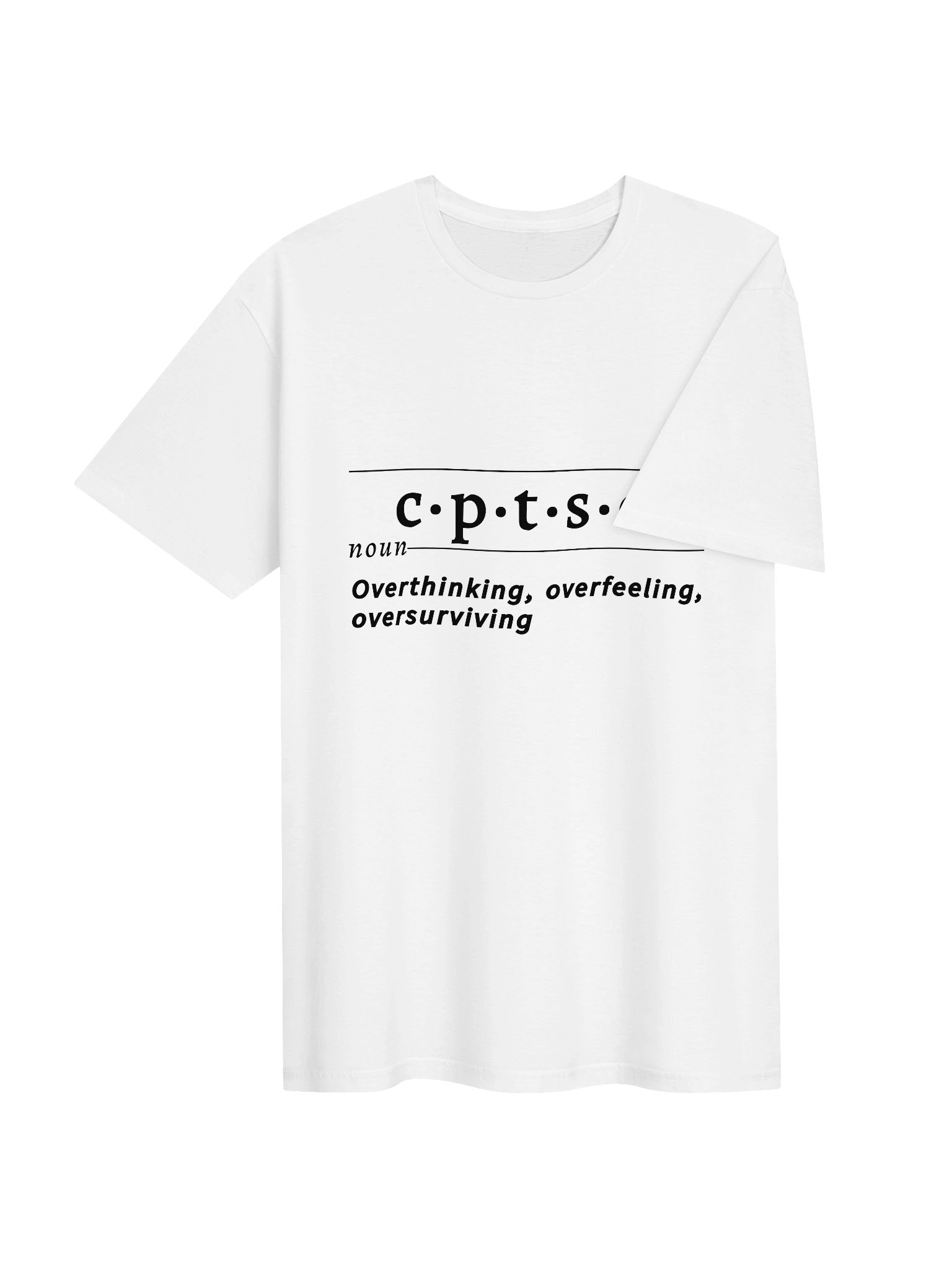 CPTSD Definition Unisex Tee blk v2 product image (16)
