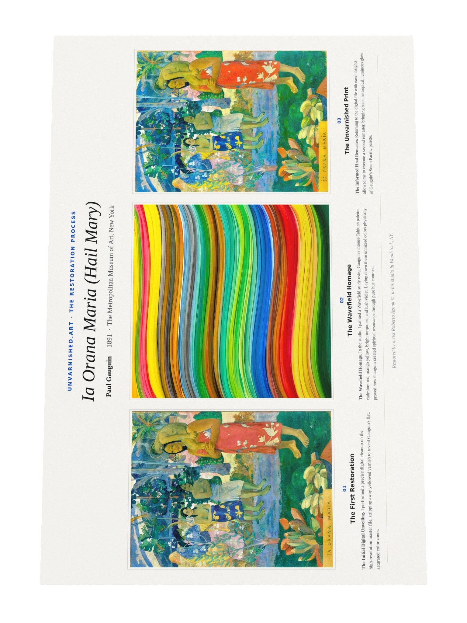 Ia Orana Maria (Hail Mary) — Process Poster product image (4)