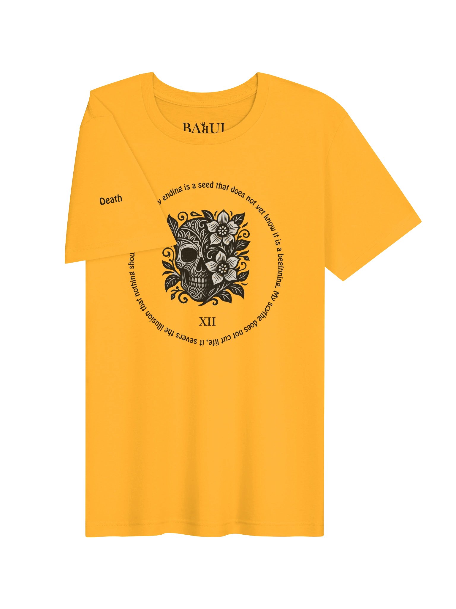 Death - ArcanaPop T-Shirt – Where Tarot Magic Meets Pop Art product image (4)