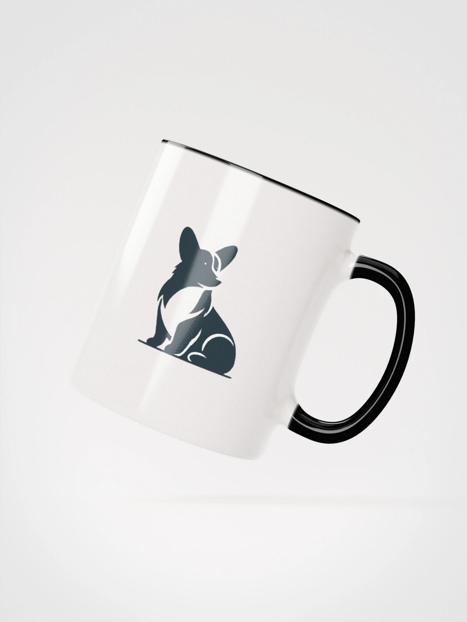 Cute Dog Encounter Ceramic Mug product image (3)