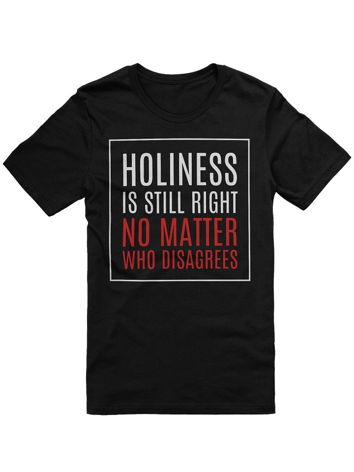 Holiness Is Right No Matter Who Disagrees T-Shirt product image (4)