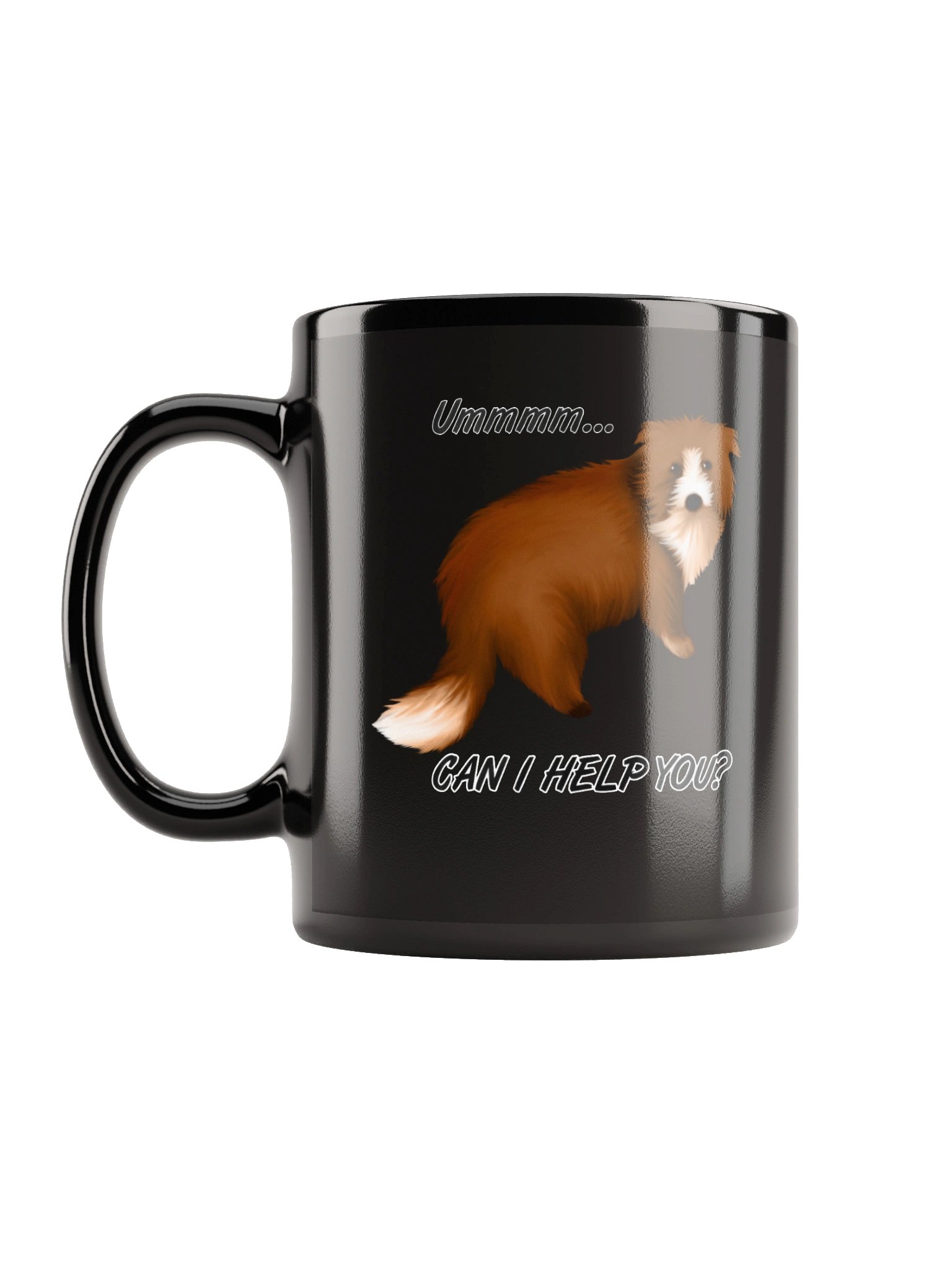 Black Glossy Mug product image (1)