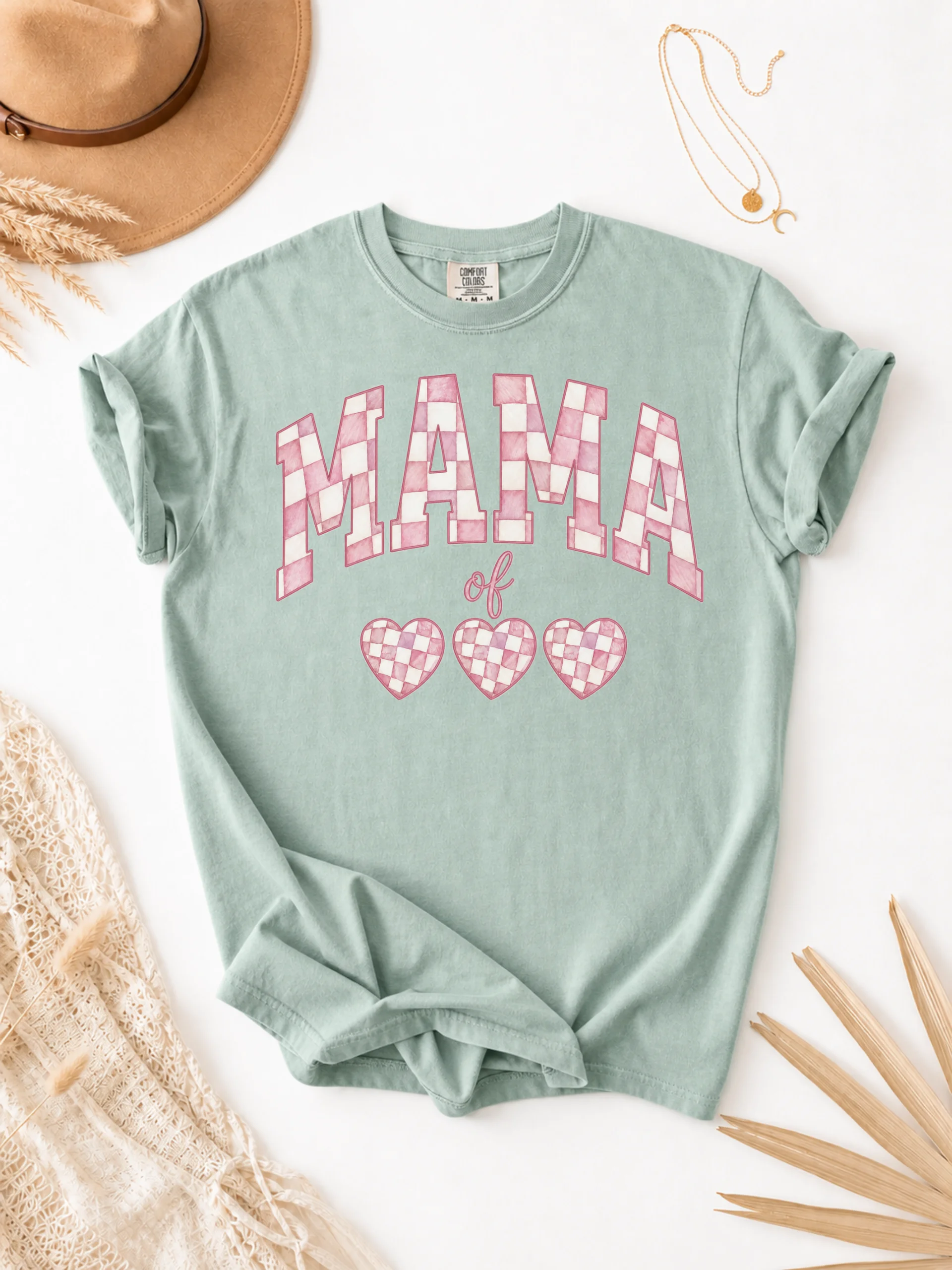 Mom Of 3 - Checked product image (4)