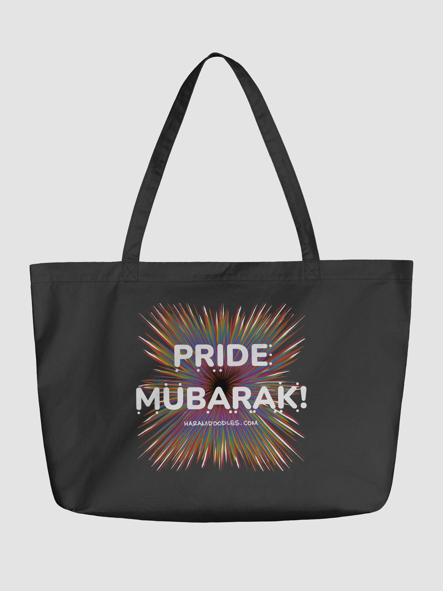 Pride Mubarak Cotton Tote Bag product image (1)