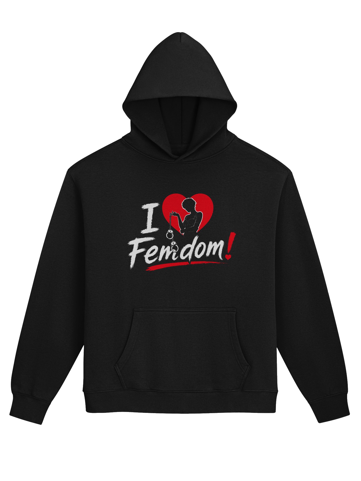 I Love Femdom! – Gothic Streetwear Hoodie product image (1)