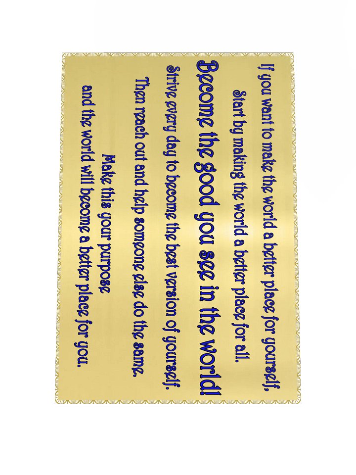 Become the Good 12"X18" product image (1)