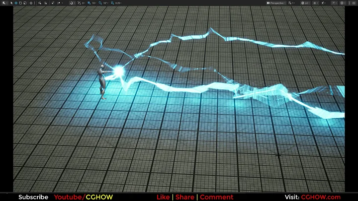 Lightning Ability in Unreal Engine 5 Niagara product image (1)