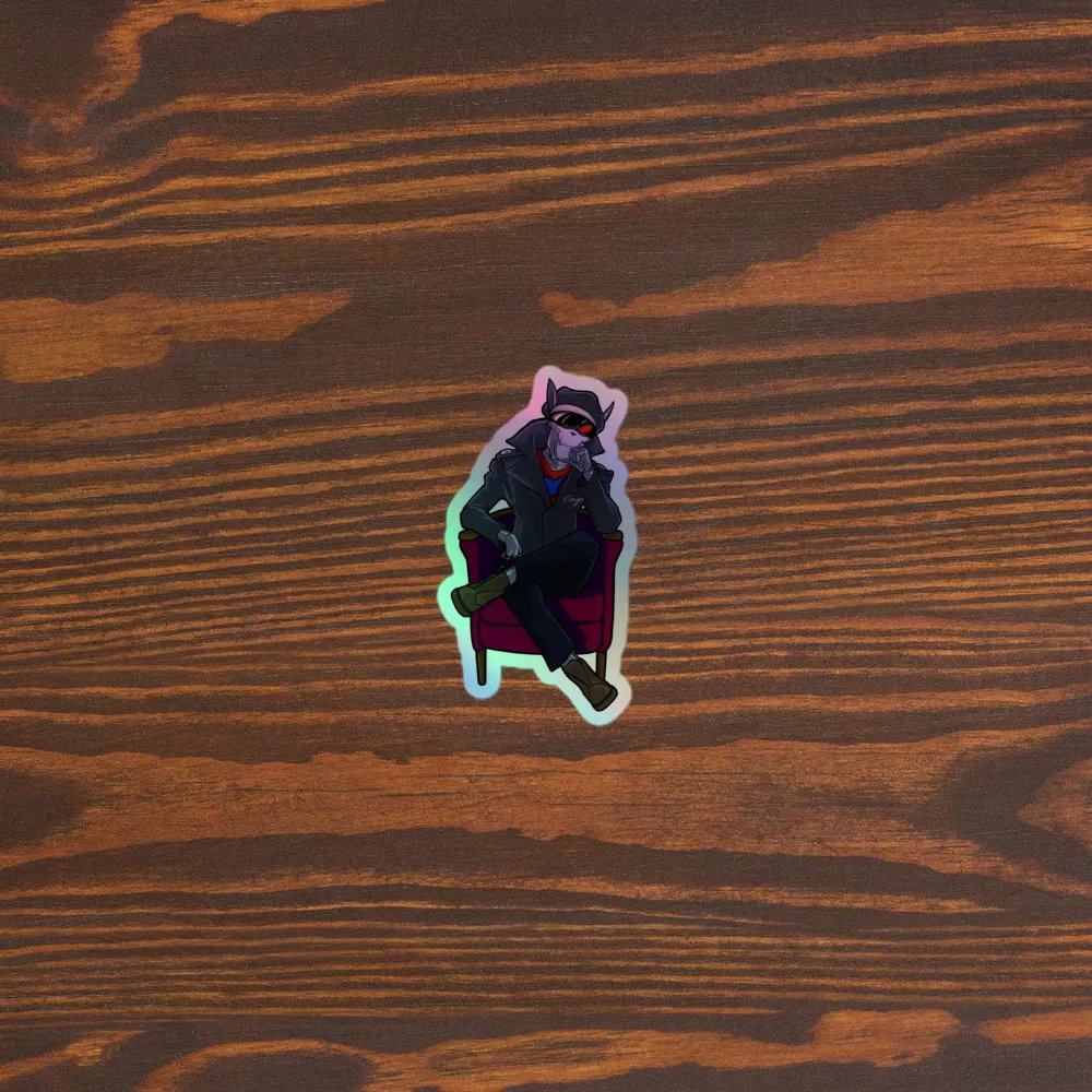 Movie Cage Holographic Sticker product image (3)