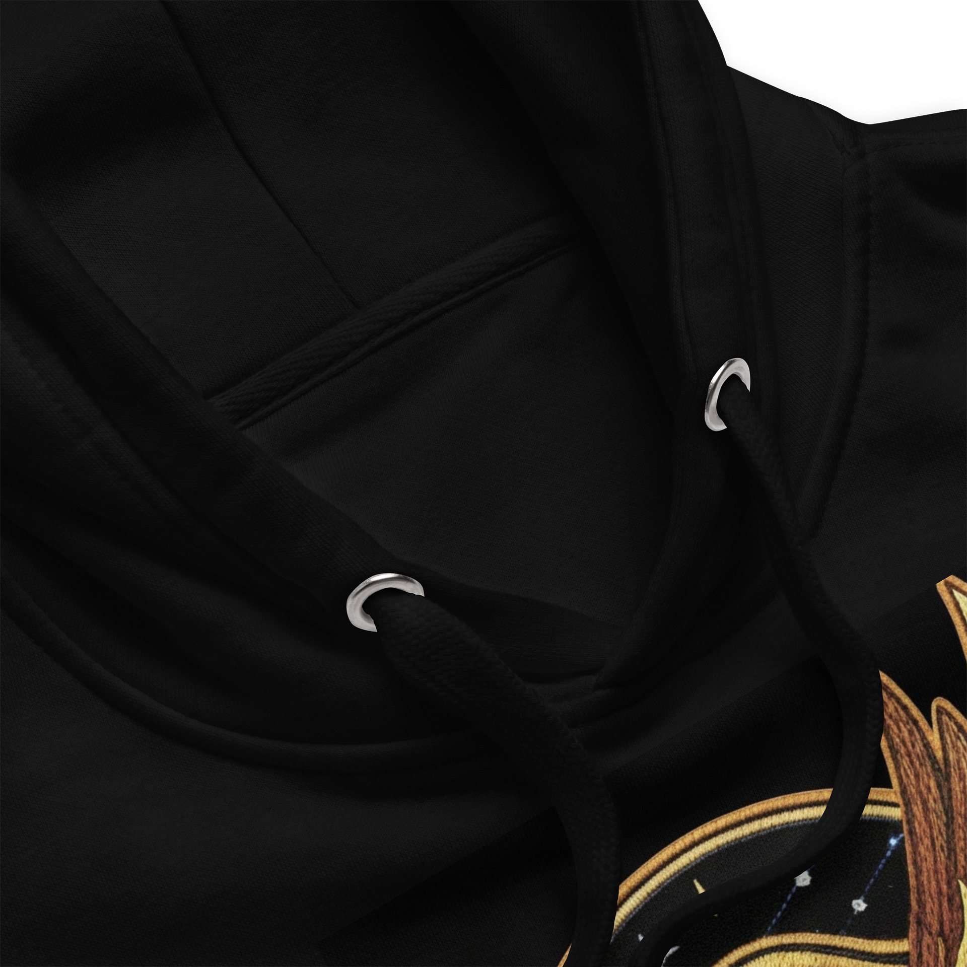 Mythical Griffin Embroidered Patch Hoodie product image (3)
