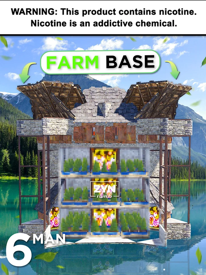 WINTERGREEN | 6 Man | UNSEEN Custom Farm base design (3x3) product image (1)