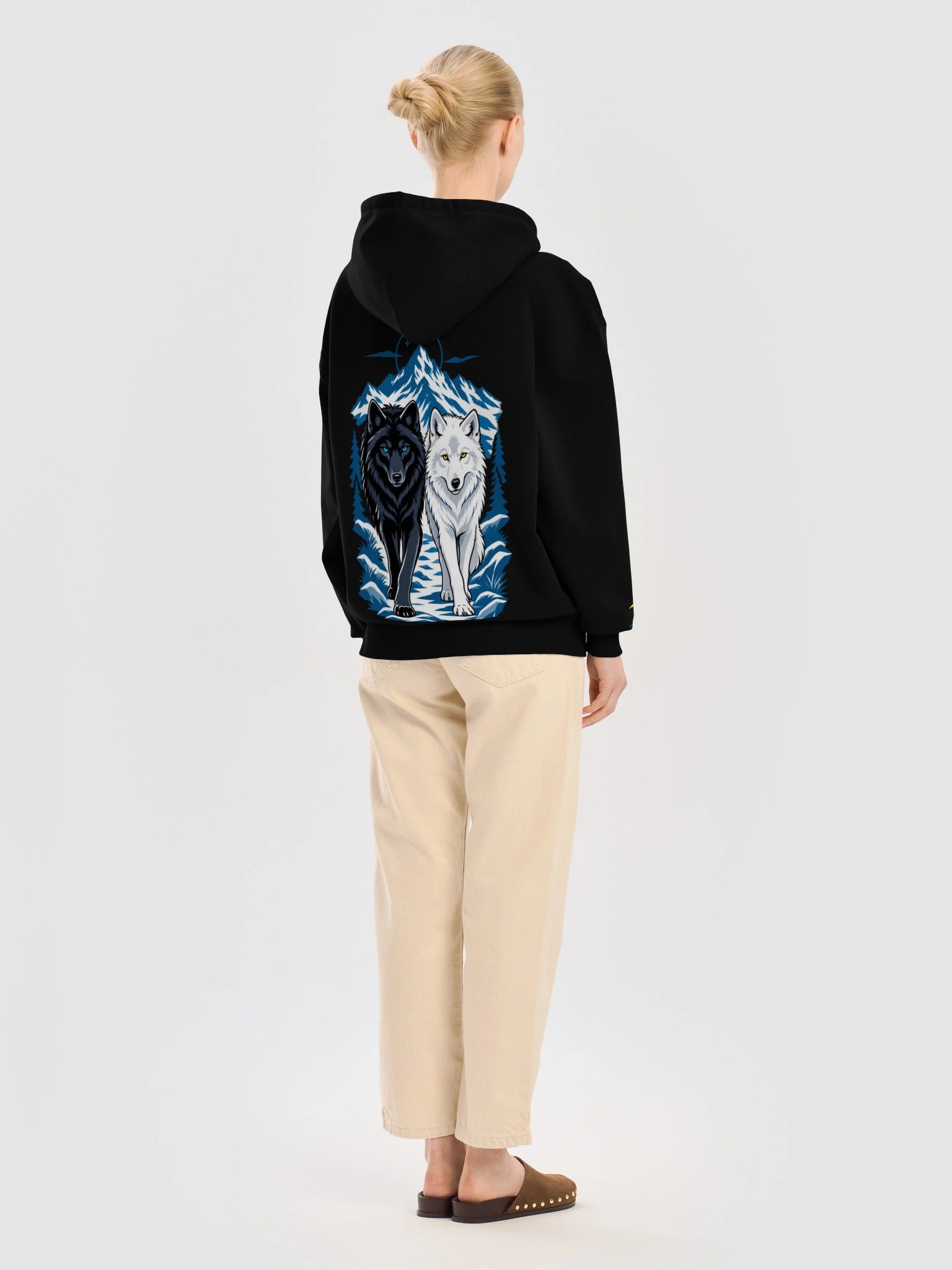 Hoodie Premium - Collection spéciale, Brodé manches + buste / avec dessin arrière, La dernière prière product image (23)