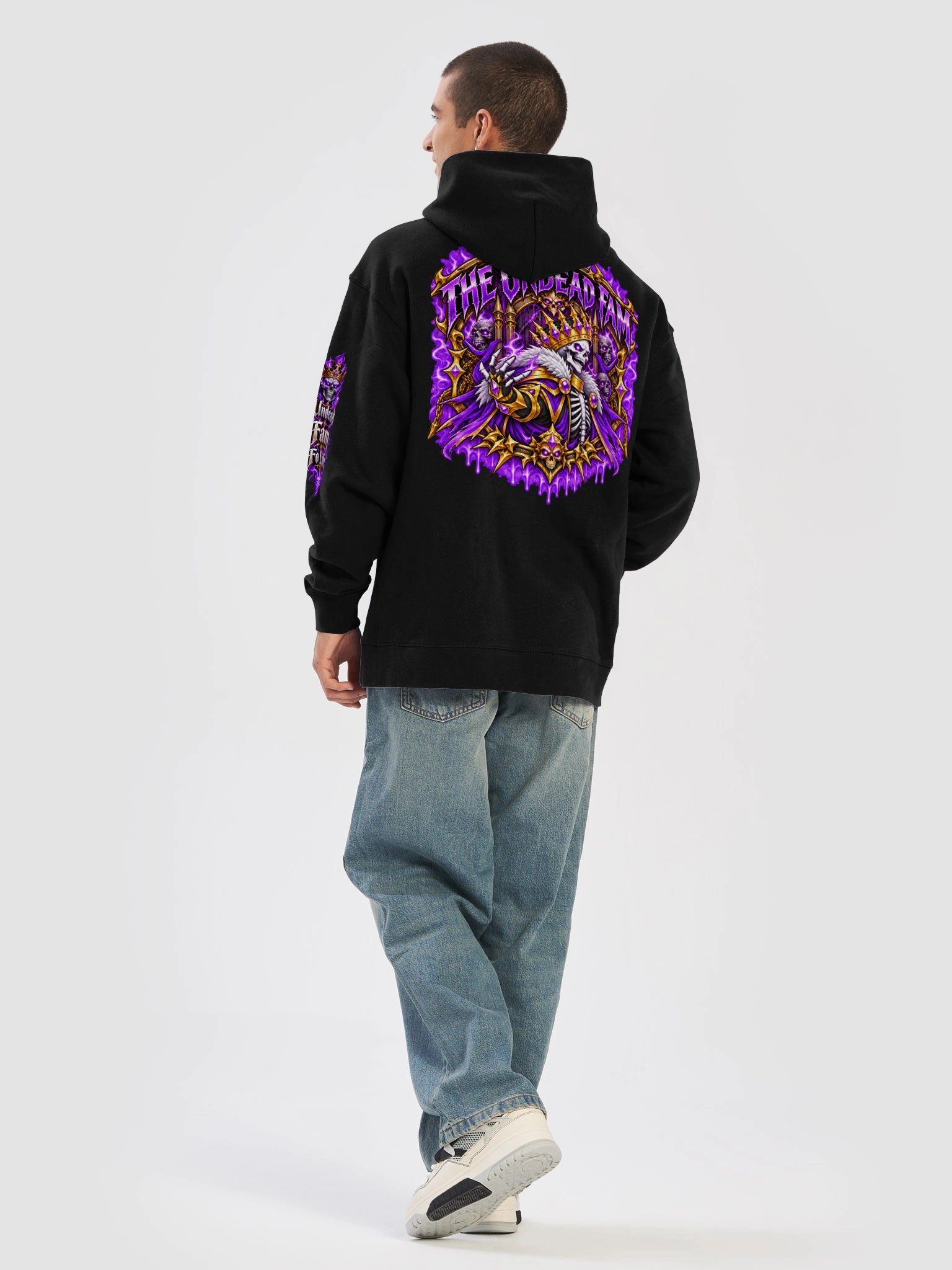 Undead and Unbothered Hoodie (Purple) product image (6)