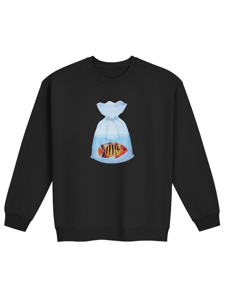Flame Angelfish Fish Bag Sweatshirt – Funny Reef Tank & Saltwater Aquarium Graphic Sweatshirt product image (4)
