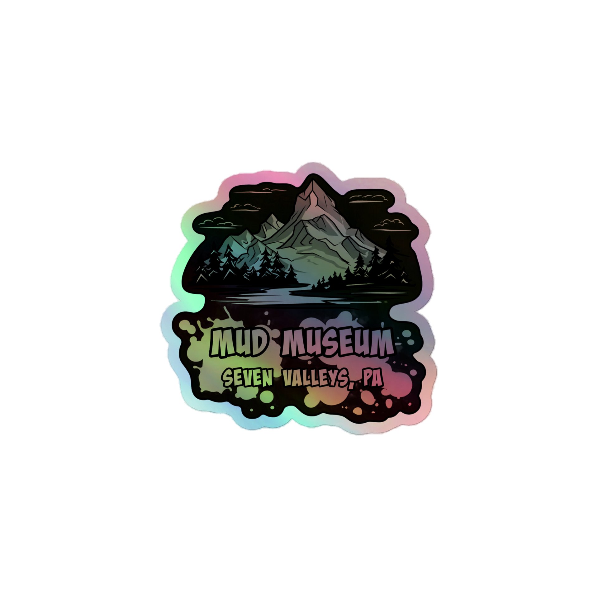 Mud Museum Holographic Sticker product image (1)
