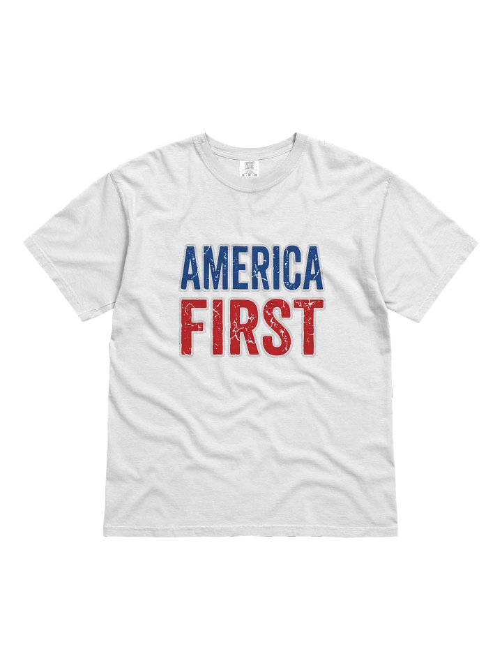 America First - Bold Patriotic T-Shirt | Red White & Blue product image (11)