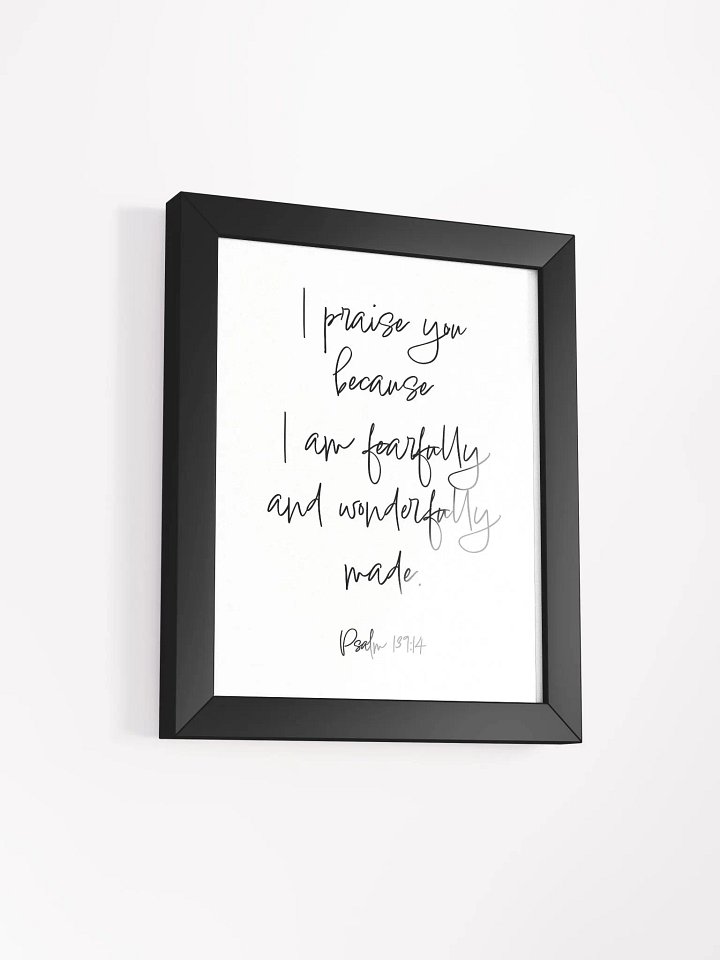 Fearfully and Wonderfully Made - Framed product image (4)