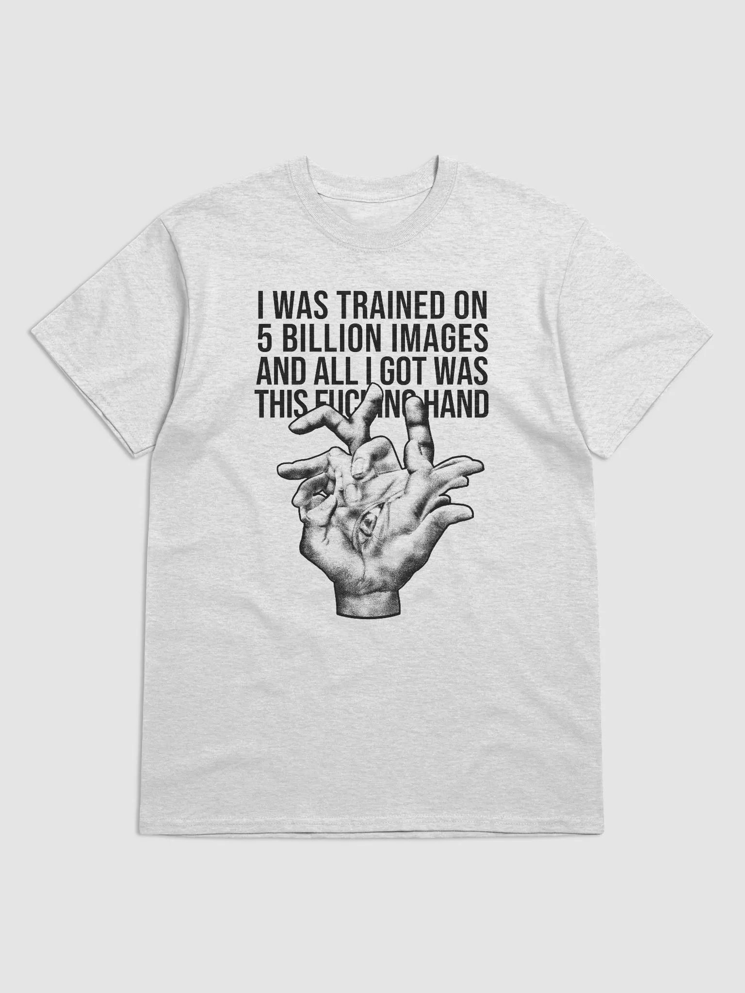 MISHANDLED - T-Shirt benefiting the fight against AI generators product image (1)