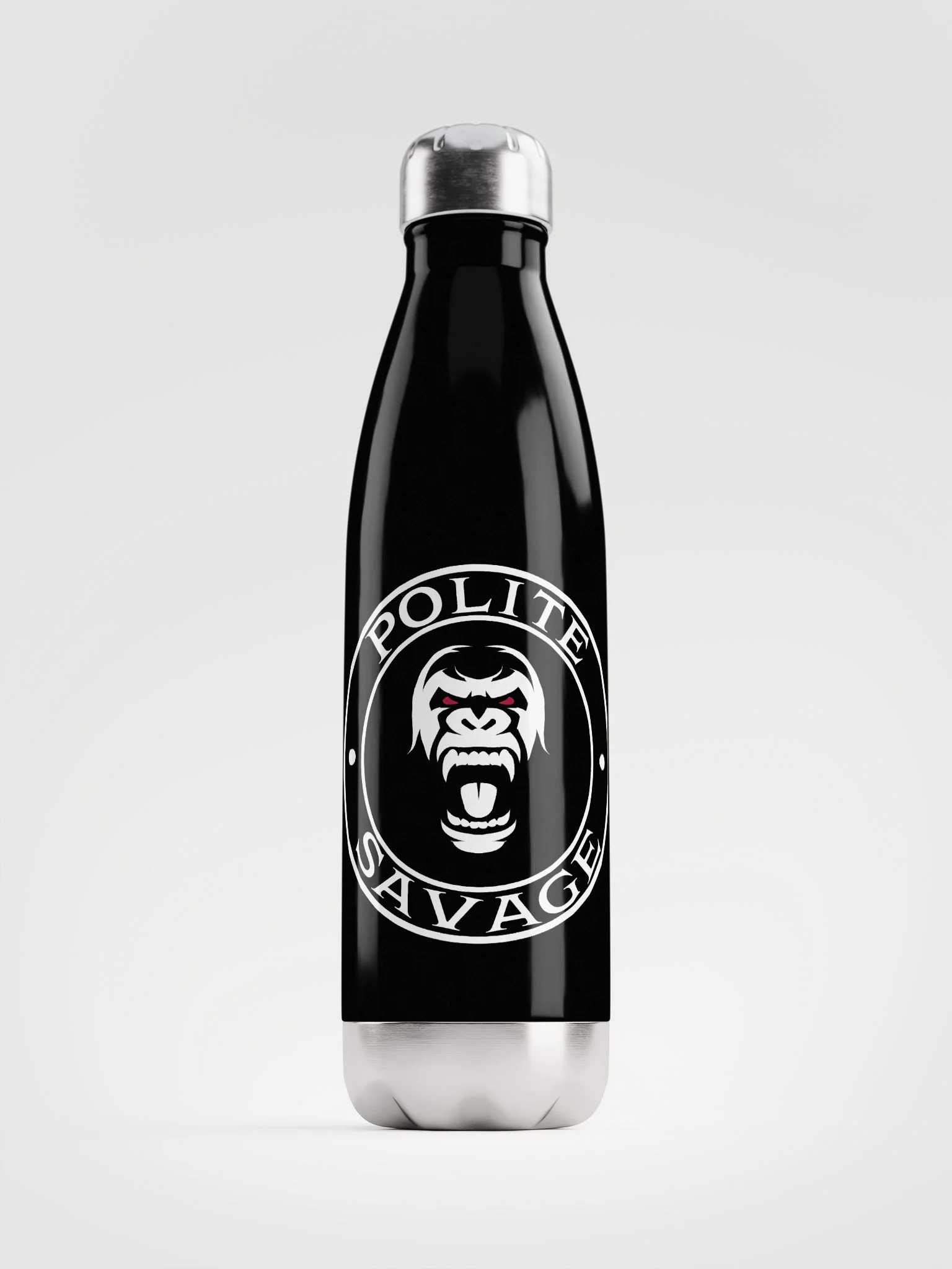 Take Your Azz to the GYM-Polite Savage SS Water Bottle product image (1)