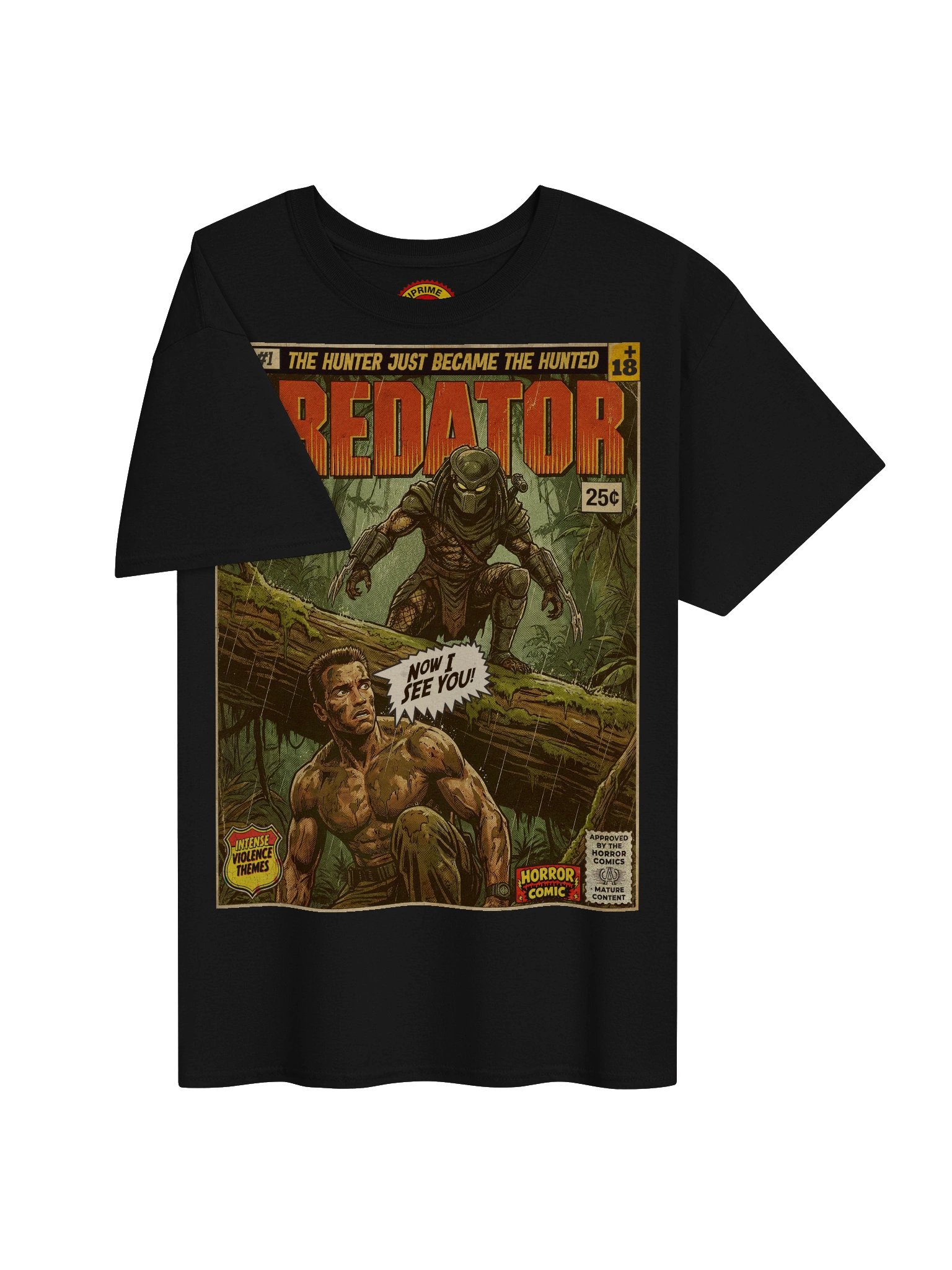 Predator Movie Comic Art T-Shirt product image (3)