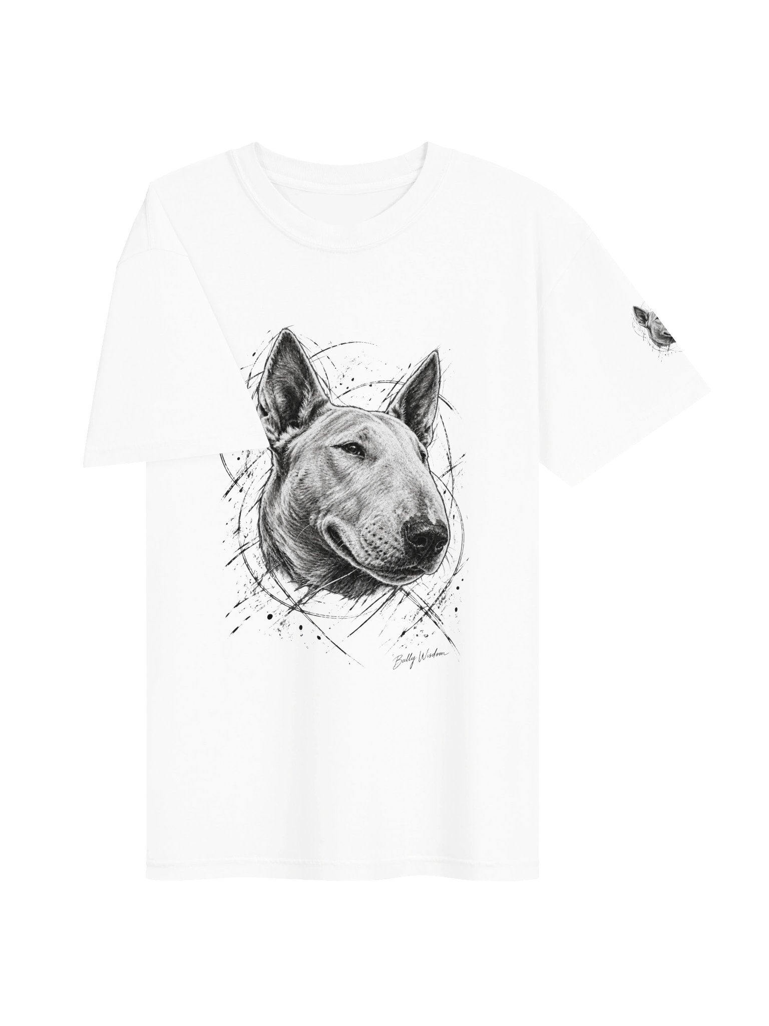 Bull Terrier portrait tee product image (3)